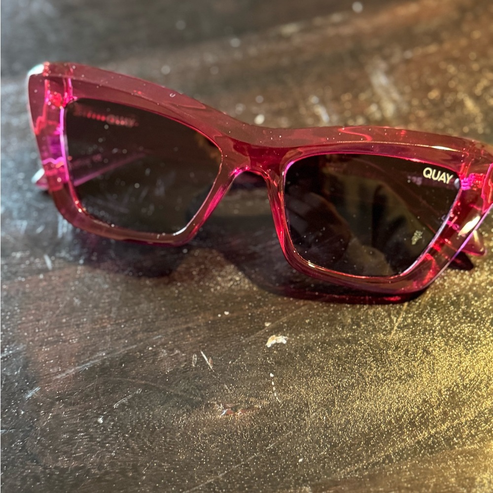 Quay Australia Vibrant Pink Sunglasses